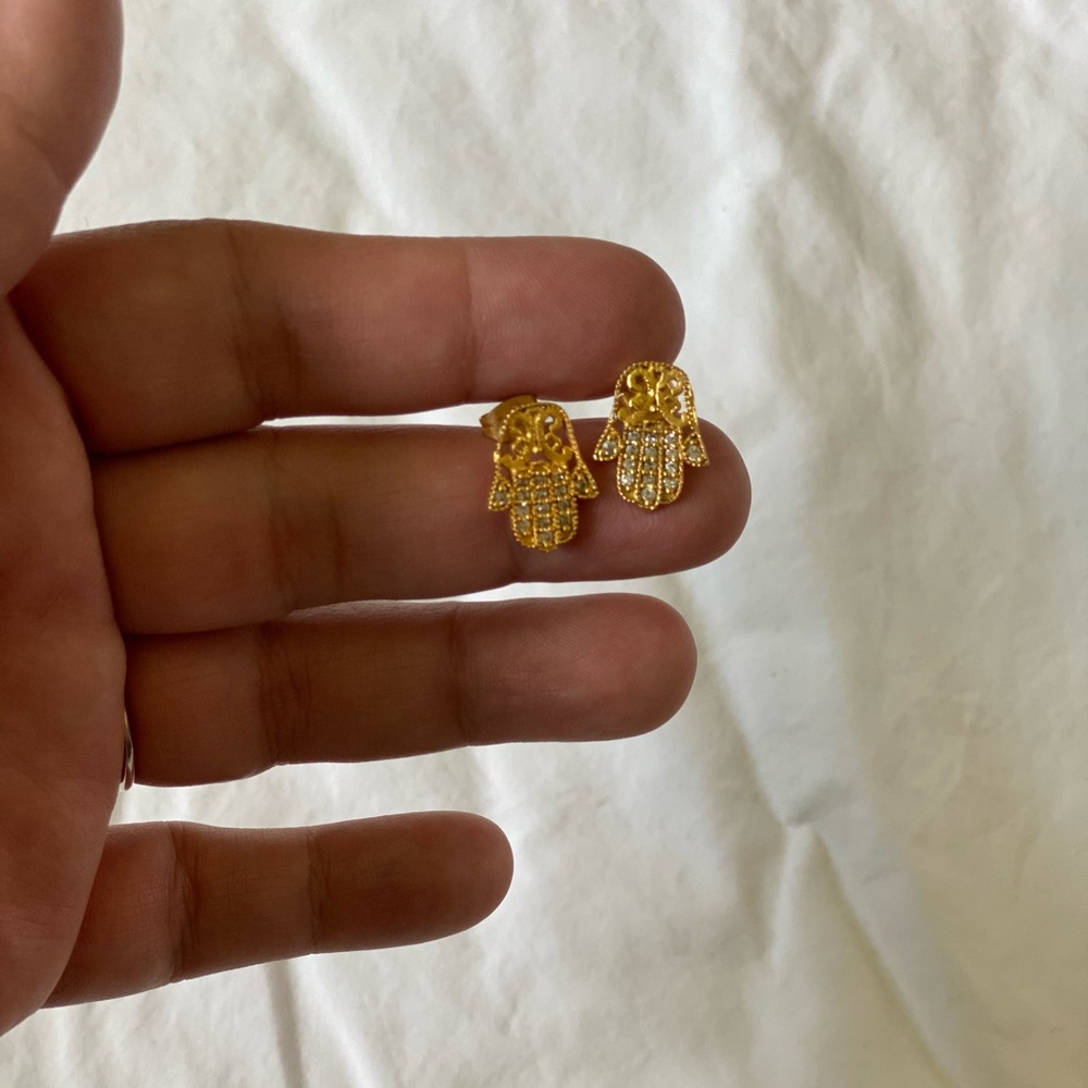 Good Hamsa earrings